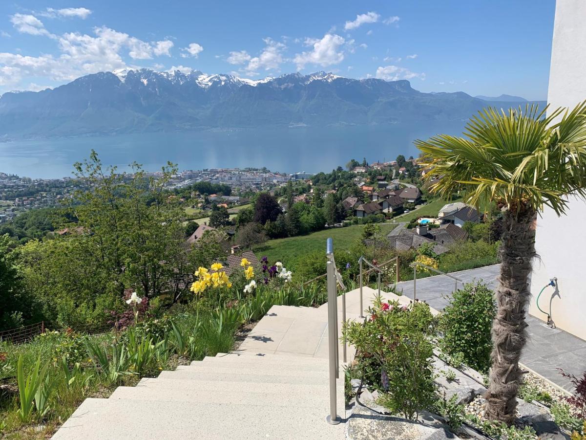 Appartement Moderne Avec Vue Panoramique A Jongny Proche De Montreux Exterior photo