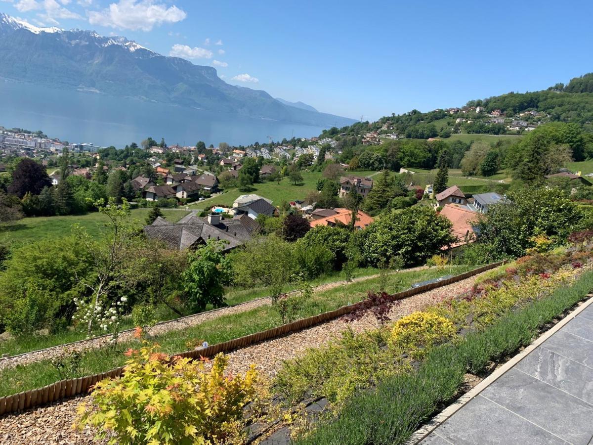 Appartement Moderne Avec Vue Panoramique A Jongny Proche De Montreux Exterior photo